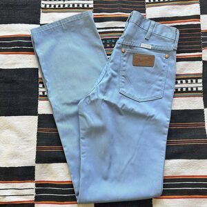 Vintage 60’s/70’s Wrangler Blue Sta-Prest Jeans. Women’s. Western. Rare. 26/33